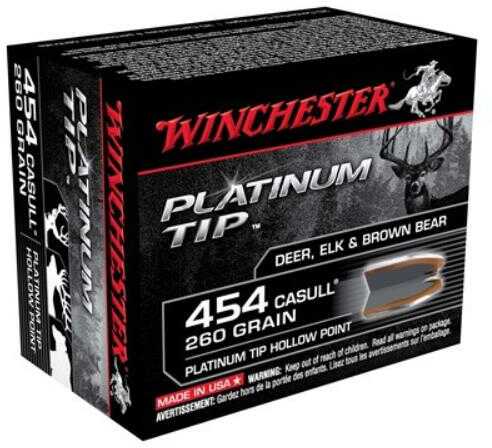 454 Casull 260 Grain Hollow Point 20 Rounds Winchester Ammunition