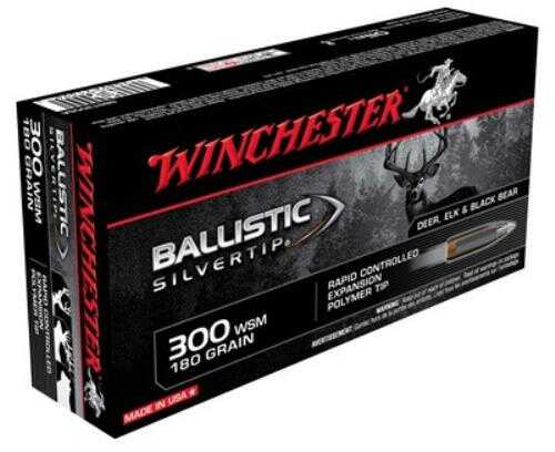 300 Win Short Mag 180 Grain Ballistic Tip 20 Rounds Winchester Ammunition Magnum