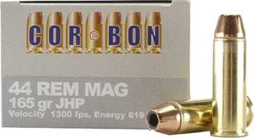 44 Rem Mag 165 Grain Hollow Point 20 Rounds Corbon Ammunition Magnum