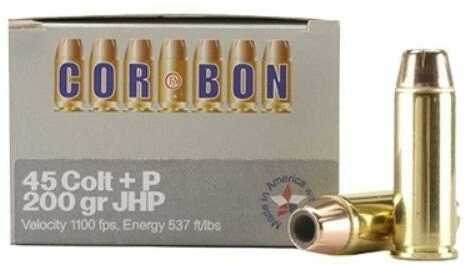 45 Colt 200 Grain Hollow Point Rounds Corbon Ammunition