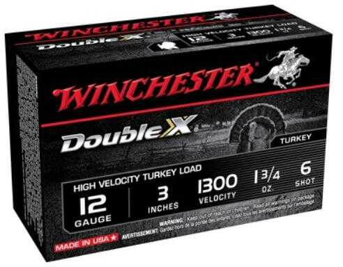 12 Gauge 3" Lead #6  1-3/4 oz 10 Rounds Winchester Shotgun Ammunition