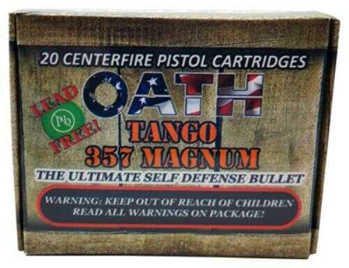 357 Mag 100 Grain Hollow Point 20 Rounds Oath Ammunition 357 Magnum