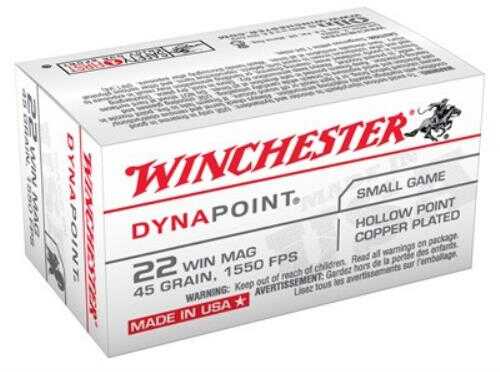 22 Win Mag Rimfire 45 Grain Lead 50 Rounds Winchester Ammunition Magnum