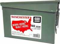40 S&W 165 Grain FMJ-Truncated CONE 800 Rounds Winchester Ammunition