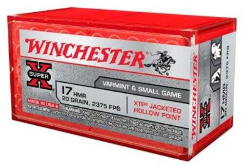 17 HMR 20 Grain Hollow Point 50 Rounds Winchester Ammunition