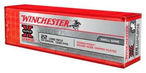 22 Long Rifle 40 Grain Lead 100 Rounds Winchester Ammunition