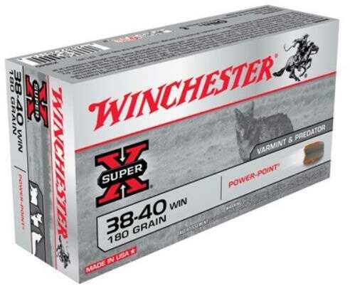 38-40 Win 180 Grain Soft Point 50 Rounds Winchester Ammunition