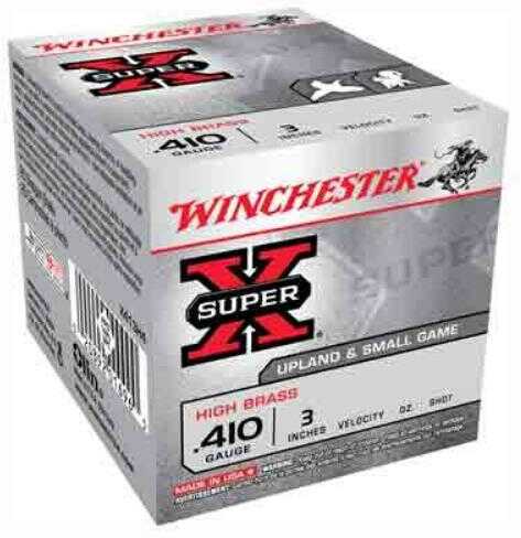 410 Gauge 3" Lead 7-1/2  3/4 oz 25 Rounds Winchester Shotgun Ammunition