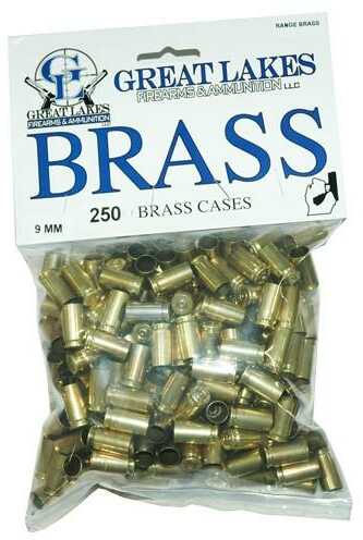 Great LAKES Brass 9MM Luger Once Fired 250CT