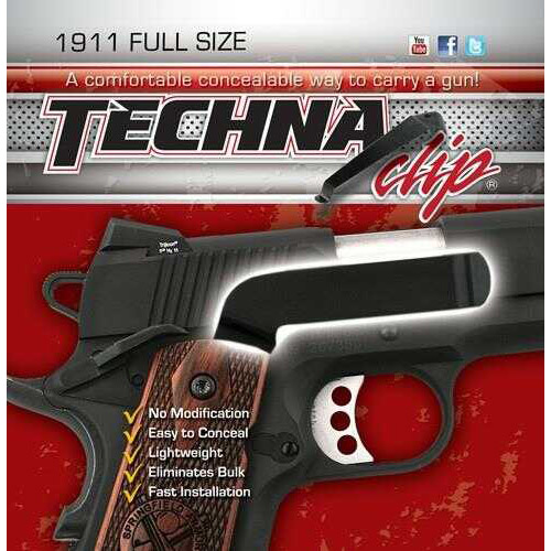 TECHNA Clip 1911 Full Size Blk RH