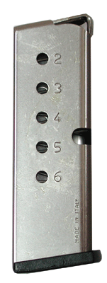 Na Guardian Magazine .380 ACP 6-ROUNDS Stainless Steel