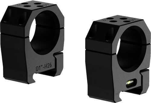 AUDERE Scope Rings PSR 1" Low Black