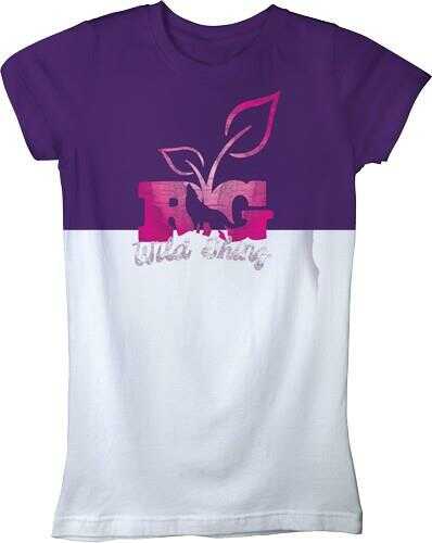 Real Tree WOMEN'S T-Shirt "Wild Thing" Large Fitted Purple