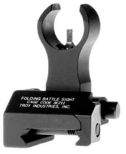 Troy Ind FBSFHBT00 BattleSight Front Folding HK AR-15/M4/M16 Aluminum Black