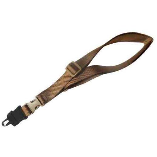 TACSHIELD (Military Prod) T6005Cy CQB Single Point Sling With HK Hook 1.50" Coyote Webbing