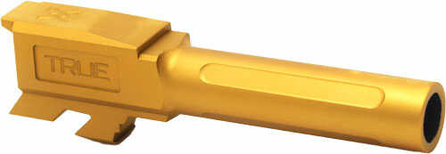 True Precision for Glock 43 Barrel Non-Threaded Gold Tin