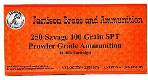 Jamison Unprimed Cases .250 Savage 100-Pk